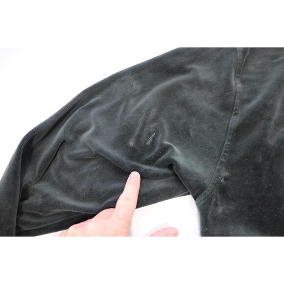 Vintage Coogi Velour Track Jacket Full Zip Gray Long Sleeve Mens Size 4XL - Picture 10 of 12